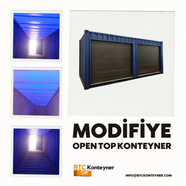 Modifiye Open Top Konteyner